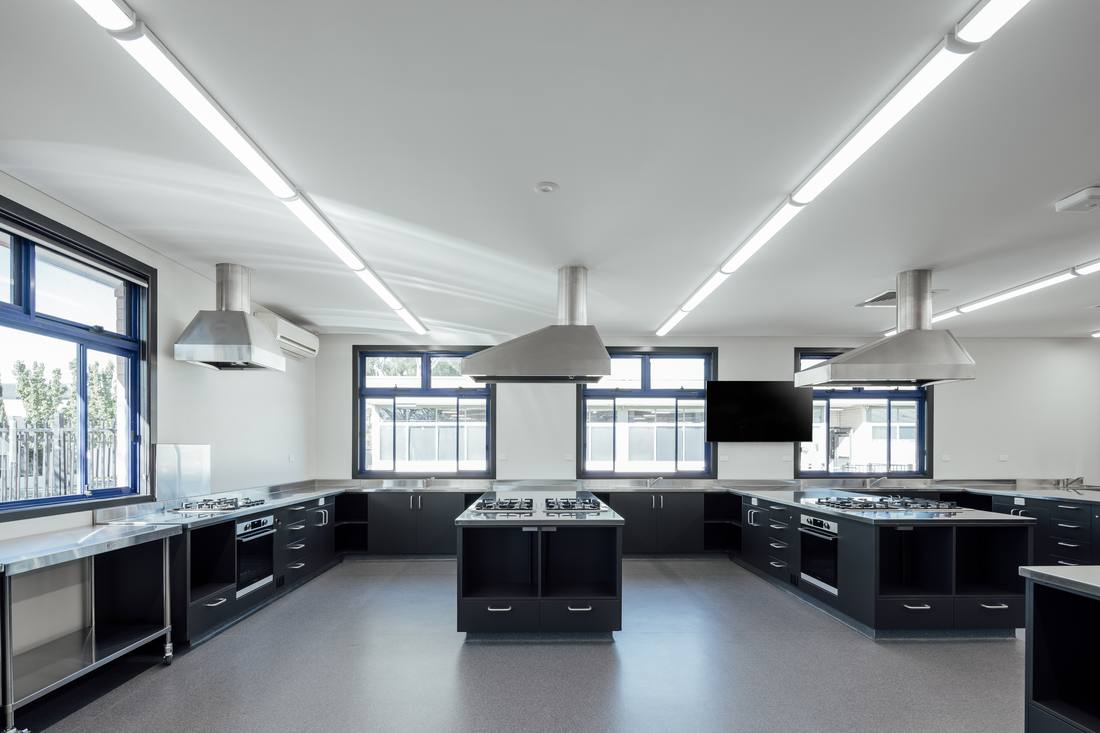 Epping Secondary College — Food Technology Rooms — Food Technology room — kitchen stations